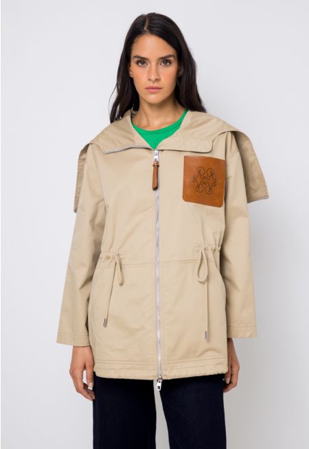 Full Zip Drawstring Hoodie jacket