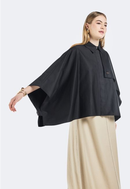 Button Up Poncho