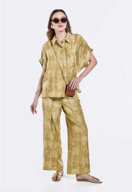 Floral Embroidered Trousers
