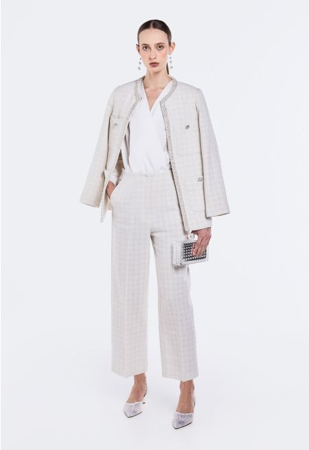 Tweed Lurex Trousers