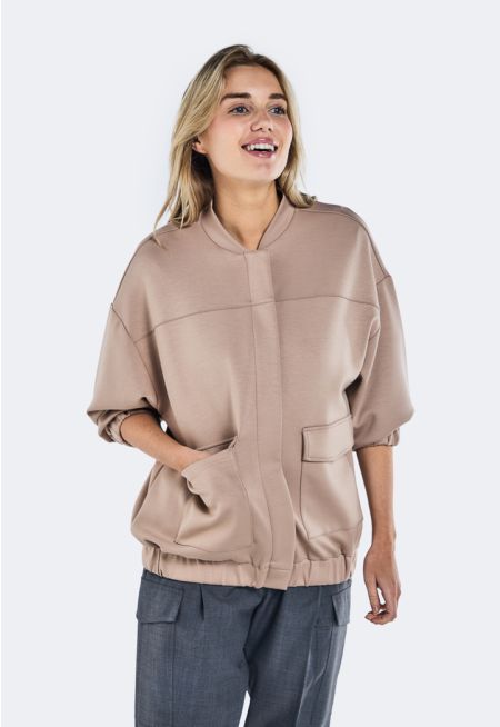 Regular Fit Bomber Jacket 
