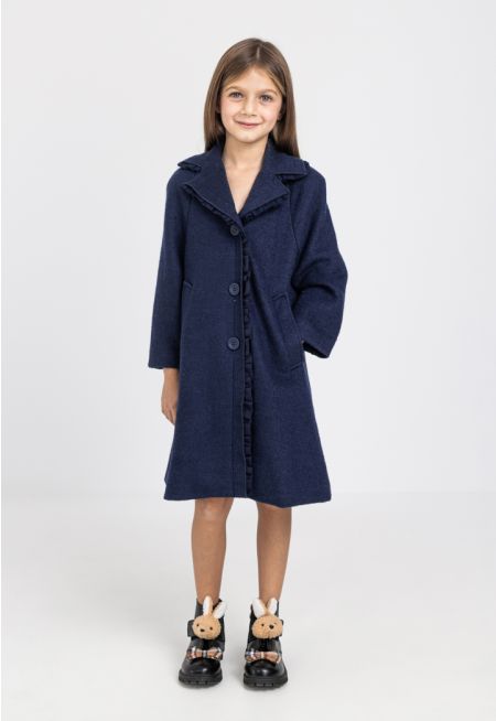 Smart Ruffled Coat