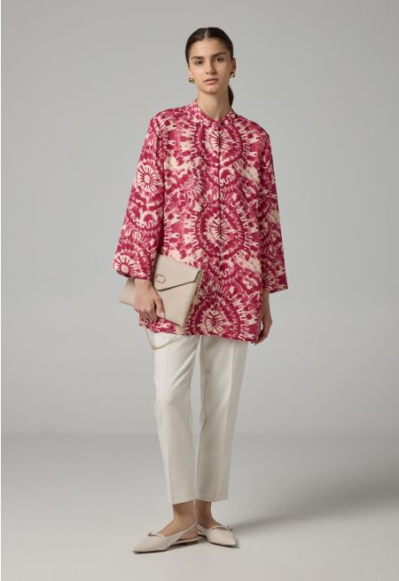 Single Tone High-Waist Trousers