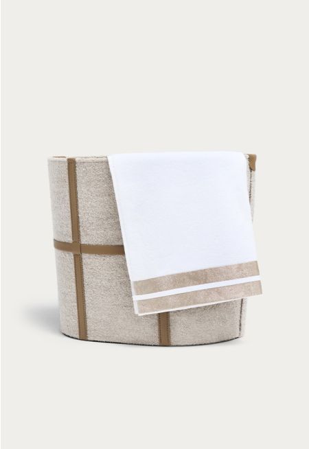 Leather Basket