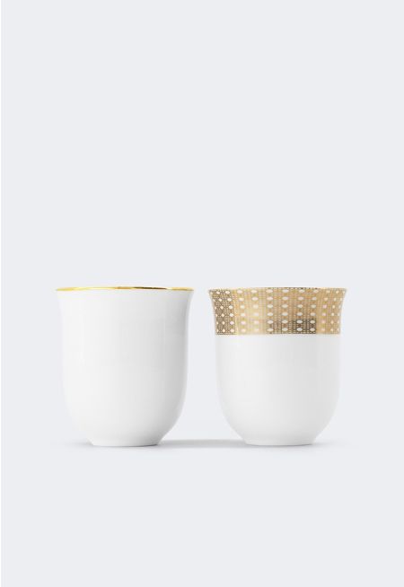 Porcelain Espresso Cup 90ml Set (6 Pcs)