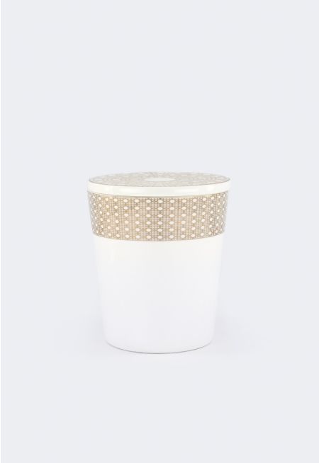 New Bone China Vase With Lid