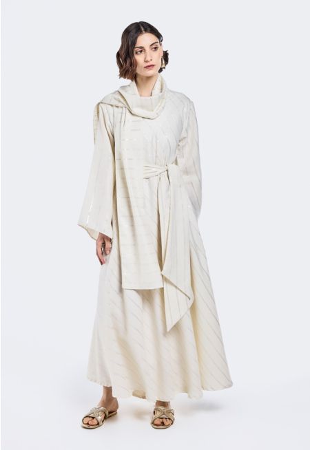 Sequins Embellished Flared Dress- Ramadan Style