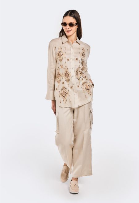 Straight Cut Cargo Trousers