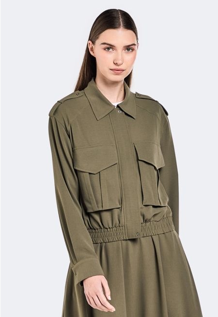 Regular Fit Bomber Jacket 