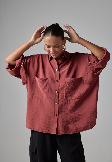 Solid Relaxed Fit Shirt