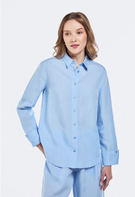 Solid Linen Shirt