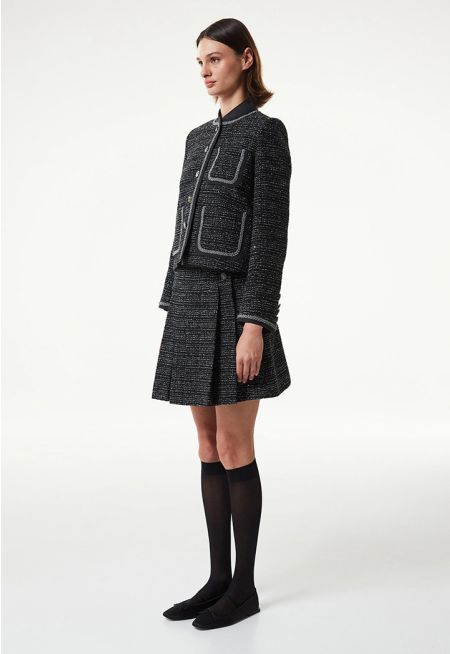Machka- Tweed Miniskirt 