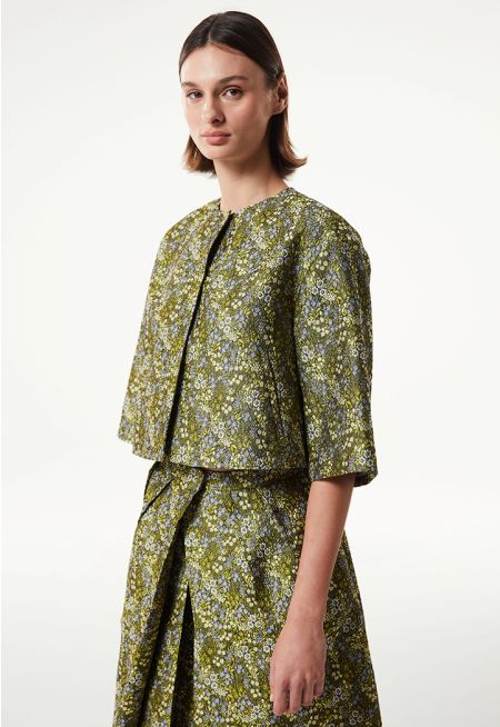 Machka- Mini Flower Jacquard Cap 