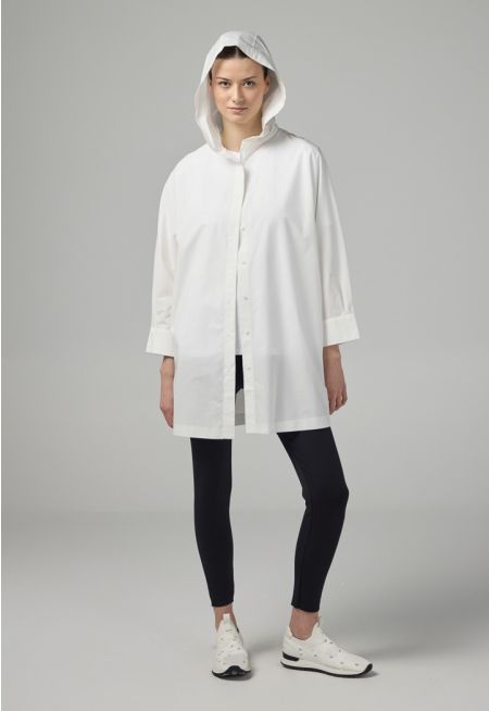 Solid Long Sleeve Monogram Light Jacket 