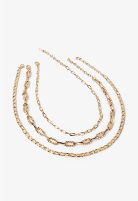Multistrand Chain Necklace