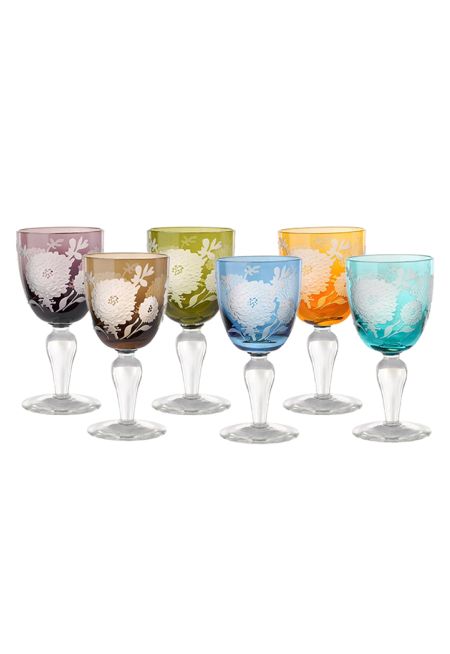 Peony Wine Glasses