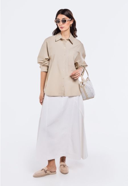 A-Line Denim Skirt