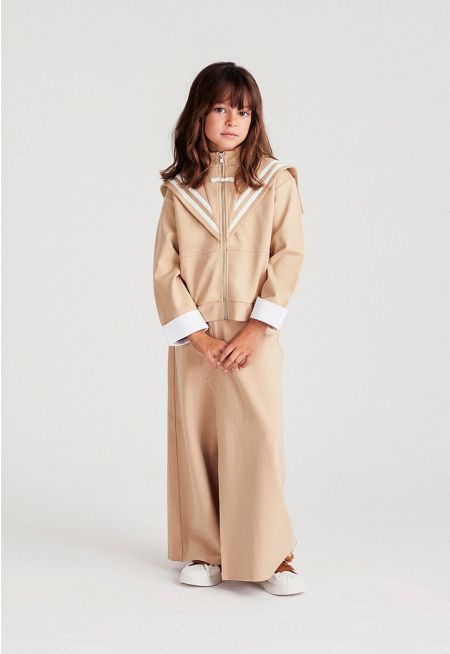 Asymmetric Half-Shorts Trousers