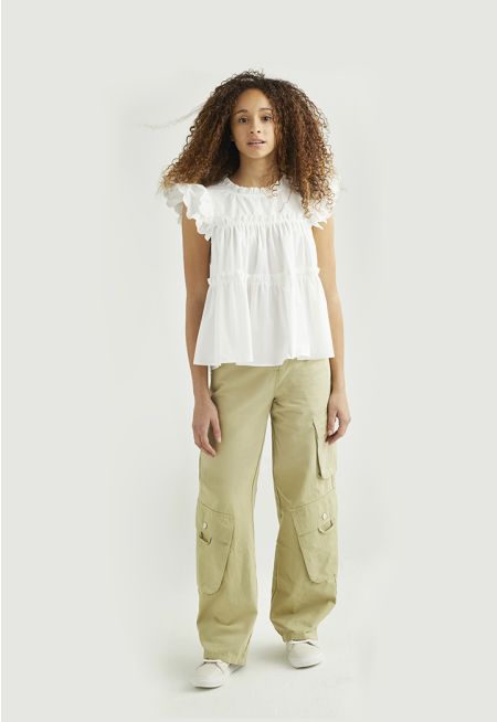 Plain Cargo Pants