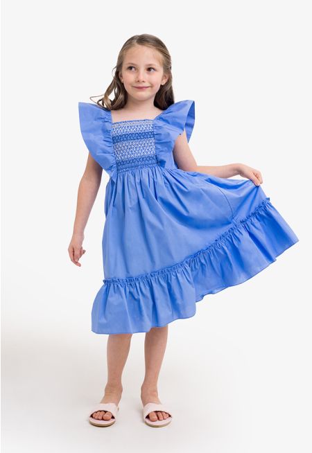 Ruffled Detailed Summer Dress