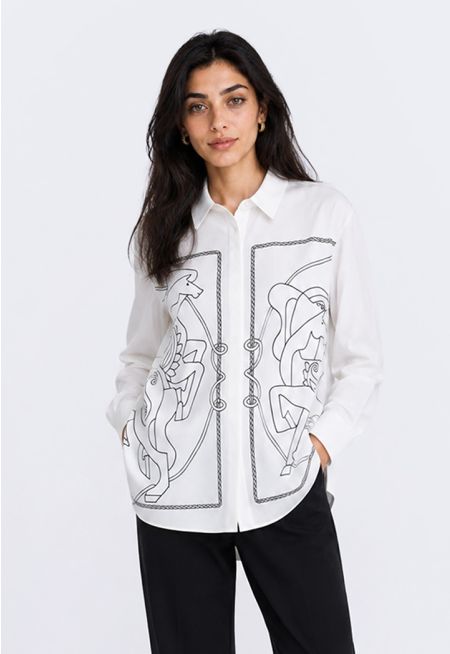 Horse Print Shirt