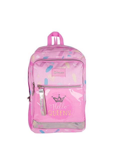 Pause Queen Backpack 17.5 Inch With Pencil Case