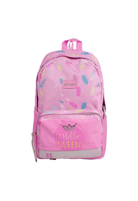 Pause Queen Backpack 17 Inch With Pencil Case