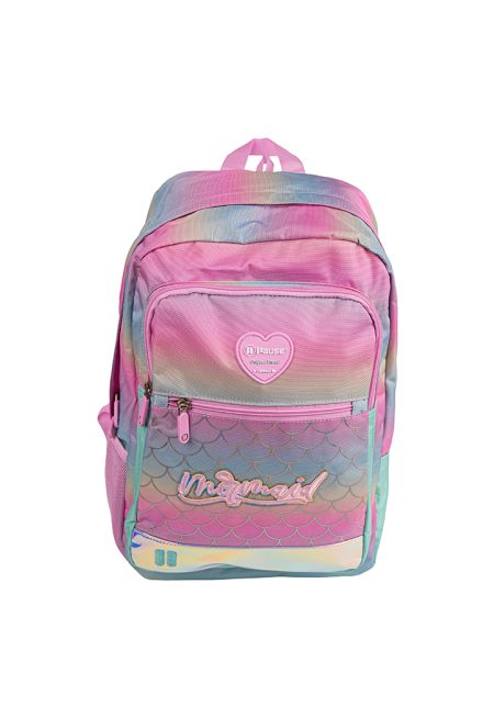 Pause Mermaid Backpack 17.5 Inch With Pencil Case