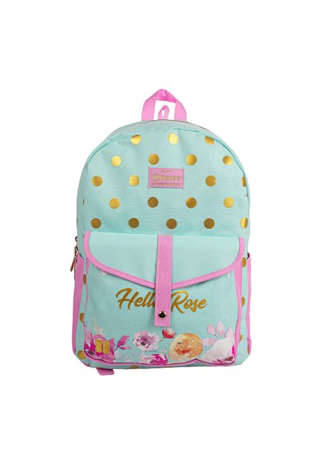 Pause Rose Backpack 17 Inch With Pencil Case