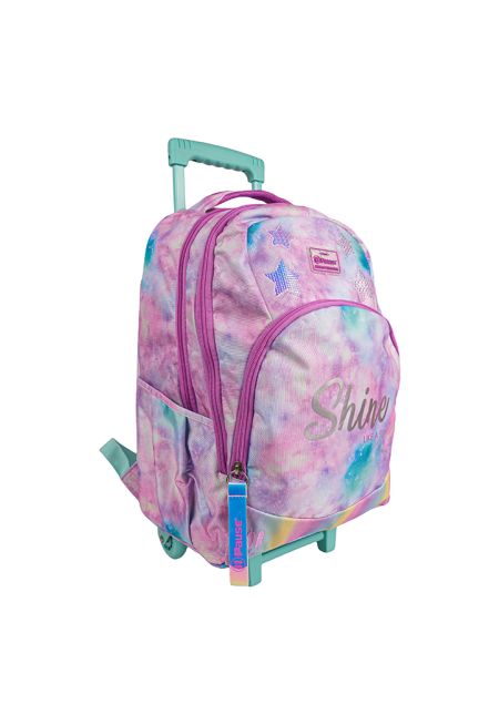 Pause Galaxy Trolley Bag 18 Inch With Pencil Case
