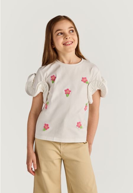 Crochet Flowers Top