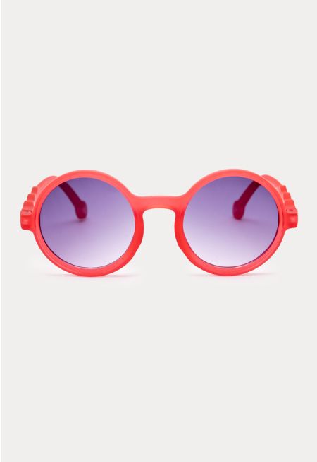Round Shape Frame Kids Sunglasses -Sale