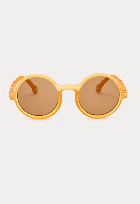 Round Shape Frame Kids Sunglasses -Sale