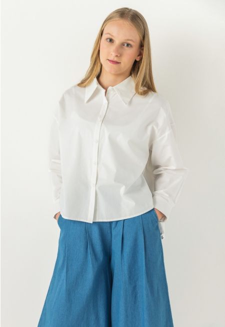 Pleated Back Shirt
