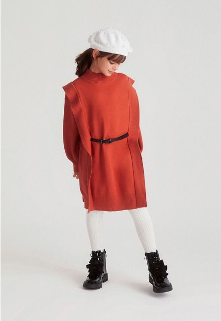 Side Panel Knit Dress
