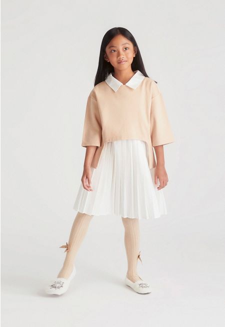 Chic Two-Piece Look Dress