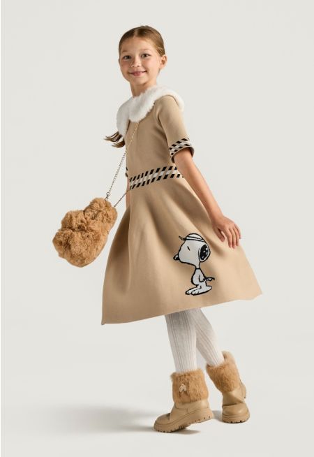 Snoopy Knitted Dress