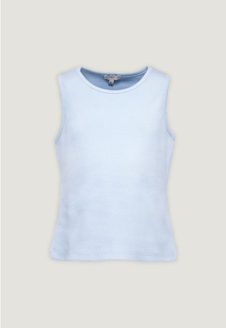  Sleeveless Solid Top 