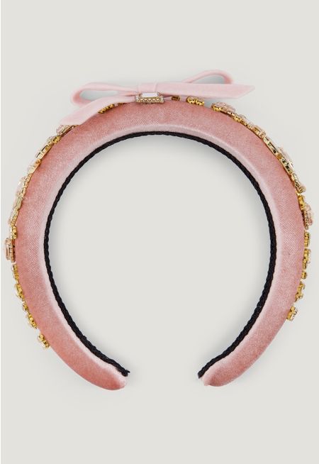 Velvet Embellished Headband