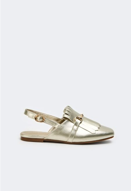 Horseshoe Embellished Mules