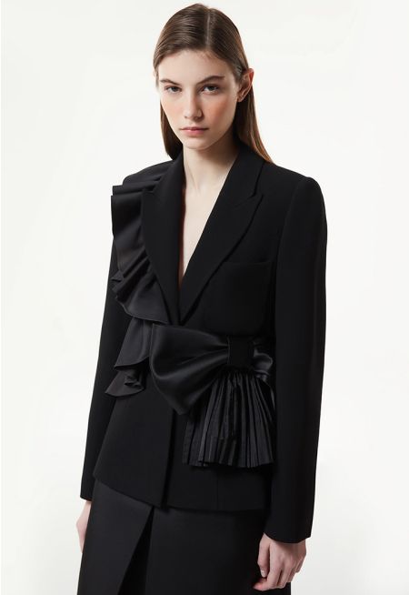 Machka- Blazer With Bow Accessory 