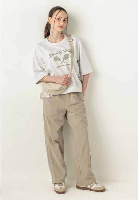 Solid Sporty Pants