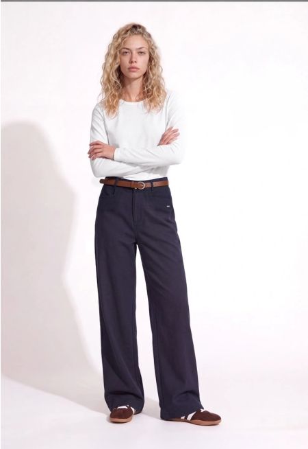 Belted Formal Denim