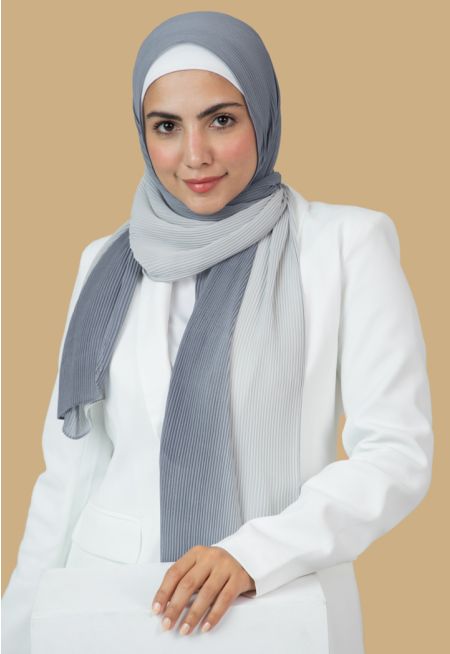 حجاب شيفون بتصميم ألوان متدرجة