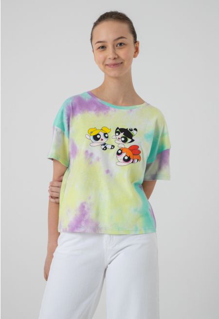 Powerpuff Girls Tie Dye OT3 T-Shirt