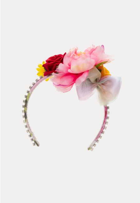 Colorful Floral Hair Band -Sale