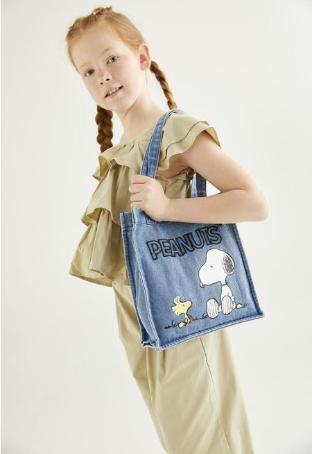 Peanuts Denim Handbag