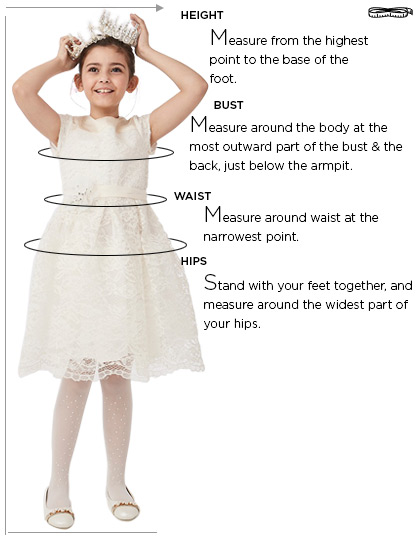 Girl Size Chart Dress